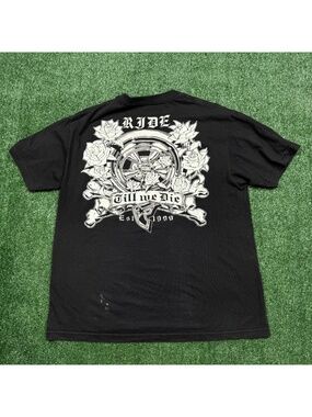 Famous Stars And Straps T Shirt Men's Size L Black Short Sleeve Streetwear Tee